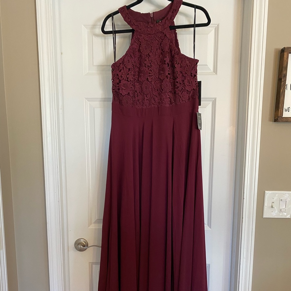 Wine/Maroon/Burgundy formal dress